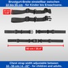 Adjustable Chest Strap for Backpack, 2 Pack, Black for Kids