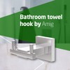Amig - Bathroom Towel Hook Mod. Isla-5 | Wall-Mounted Towel