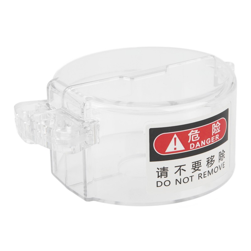 Gate Valve Lockout Transparent 4 Hole Protective Valve Handle Lockout