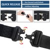 Mozeto Tactical Belt, Unisex Military Belt with Quick Release Metal