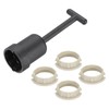 PATIKIL G9 Light Socket Rings Kit, Lamp Shade Holder Adapter