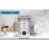 ZYROA 2-Pack Pints and Lids for Ninja CREAMi NC700 Series
