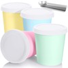 Nuenen 5 Pack Ice Cream Containers 1Qt Freezer Storage Tubs