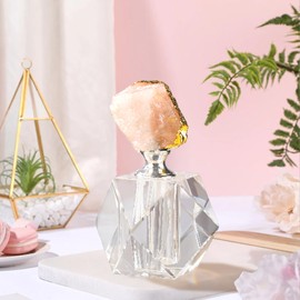 CNCRMEM Crystal Perfume Bottle Empty,14ml Refillable Perfume vintage Crystal Bottle Home Decor Lady Holiday Gift