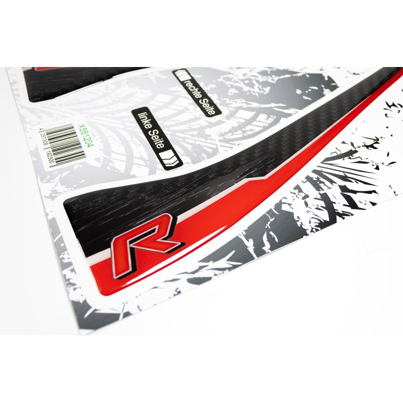 Tankpad Carbon Look 3D Graphics Kit Compatible with Honda CB125R