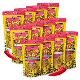 Hatch Red Chile Mac and Cheese with Cheddar Cheese + Garlic, by FishSki Provisions, 6 oz bags, 2 pack