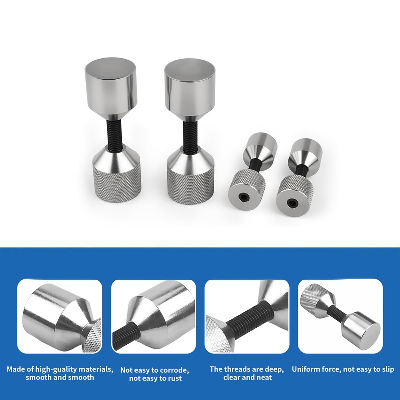 CNWZYMX 4 Pcs Stainless Steel Flange Two Hole Pins Set