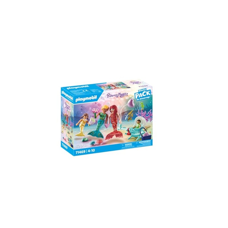 PLAYMOBIL Princess Magic 71469 Mermaid Family Trip from 4 Years