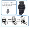 2Pcs Push Button Latch, Push to Close Latches for Perpendicular