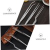 FUNOMOCYA 1 Set Precision Stainless Steel Tweezers Culinary Tongs for