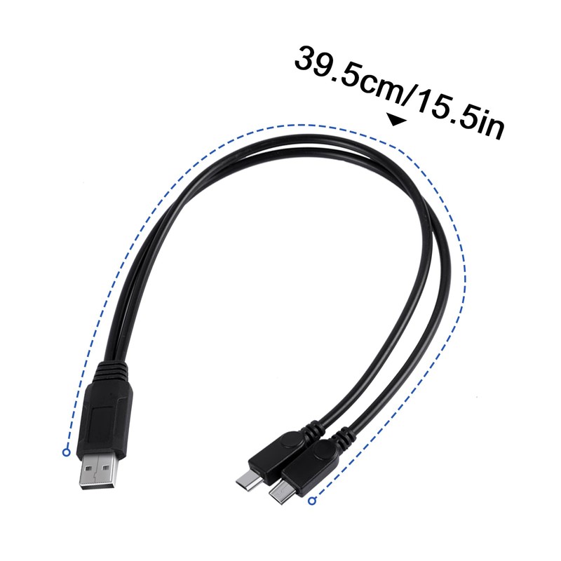 UCEC Dual Micro USB Splitter Charge Cable Power up to