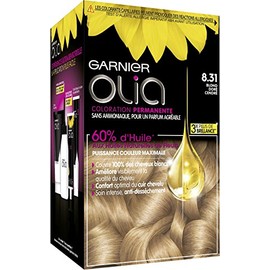 Garnier - Olia - Coloration Permanente à l’Huile Sans Ammoniaque Blond - 8.31 Blond Doré Cendré