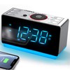 Alarm Clock Radio with Bluetooth Speaker, Digital FM Radio, Dual