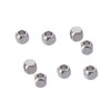 100pcs 3mm Silver Stainless Steel Cube Beads Loose Spacer Beads