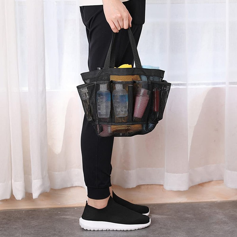 FUYGRCJ Mesh Shower Caddy Tote, Quick Dry Portable Tote Hanging