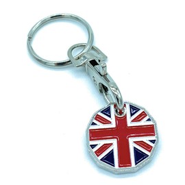 JAM2DAY Trolley Token Keyring - £1 Coin (Union Jack)