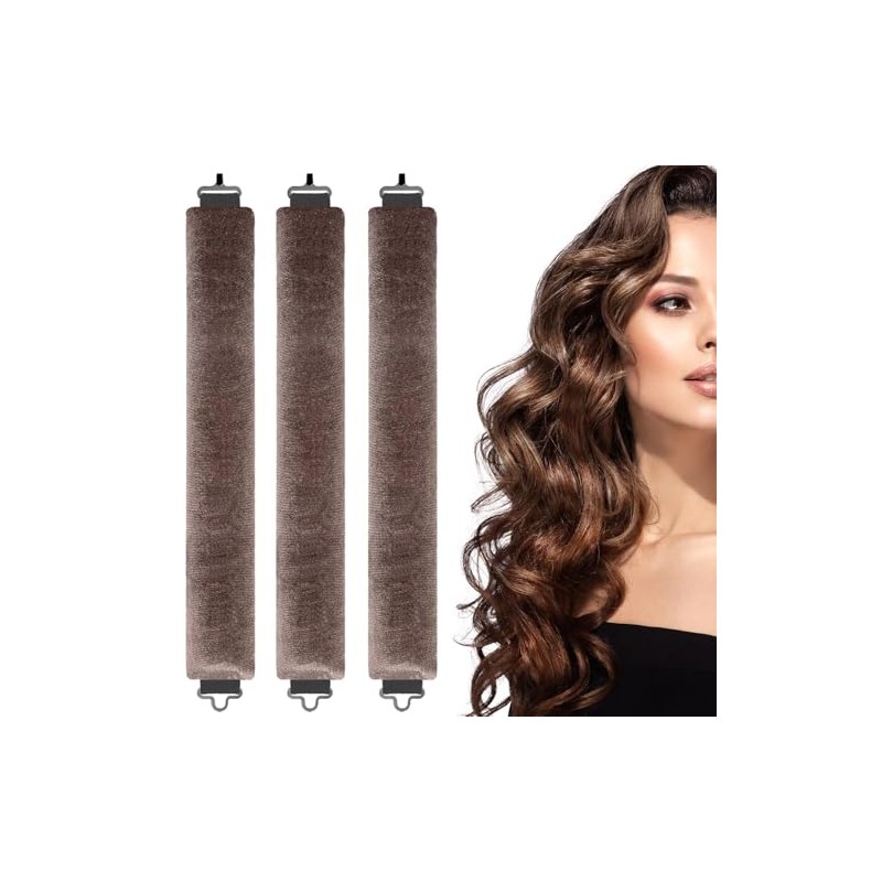 3 Heat Free Hair Rollers No Heat Overnight for Long