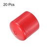 sourcing map 20pcs Rubber End Caps 38mm ID Vinyl Round