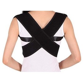 MEDIZED Posture Corrector Clavicle Support Brace Black Style 1 Superior Support