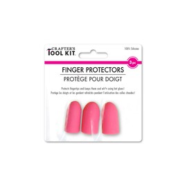 Crafter's Toolkit CT216 Silicone Non-Stick Finger Protectors X3