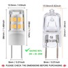 Sriomny G8 LED Bulb 2W, 20 25 30 Watt T4