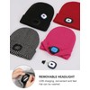 YunTuo LED Beanie with The Light, Unisex USB Rechargeable Headlamp