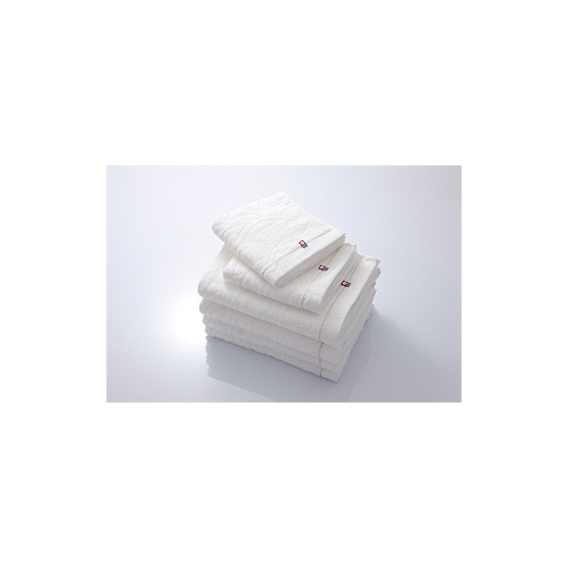 Imabari B7027-01 White Weave Towel Set [Baby Gift, Wedding Gift,