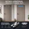 2-Piece 3D Adjustable Hidden Door Hinges, Concealed Cross Hinges for