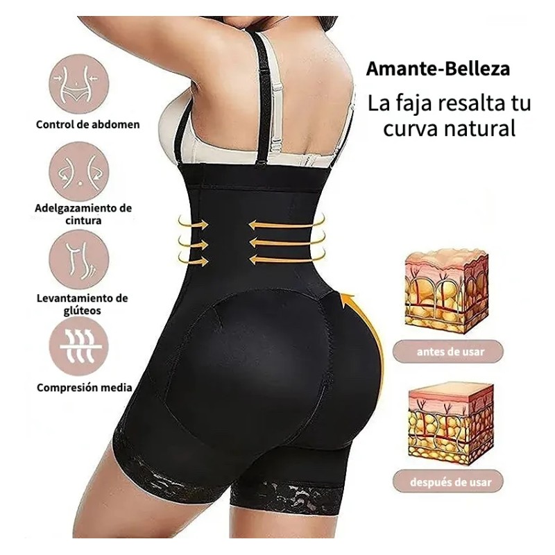 Faja Corrector Mujer Postparto Colombiana Reductora Espalda