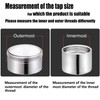 Mtxorvix 2PCS Faucet Adapter, Sink Hose Attachment, Tap Aerator Connector,