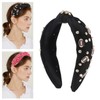 Valentine's Day Headband Women Crystal Acrylic Rhinestone Wide Knotted Headband