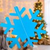 Snowflake Banner Snowflake Garland Blue Snowflake Decorations Hanging Snowflake Decorations Winter