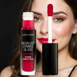 Labial Lip Gloss Wet N Wild Megalast Stained Glass Tonos                                                                                              