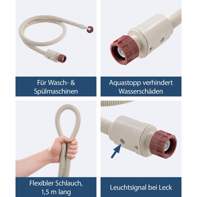 Sanitop-Wingenroth Aquastopp 172196 Appliance Inlet Hose, Type 3/4 Inch x
