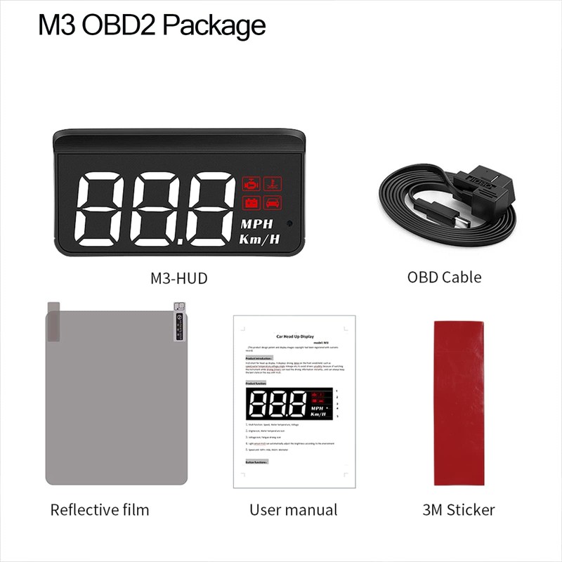 Car HUD Head Up Display, 2025 Upgrade Head Up Display