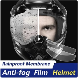 오토바이 헬멧 나노코팅 스티커 김서림방지 방수필름 Motorcycle Helmet Nano Coating Sticker Anti-Fog Waterproof Film