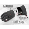 devembr Advanced Snowboarding Gloves with Wrist Guards & Removable Liners,