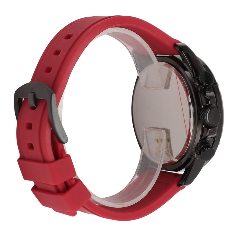 Waterproof Chronograph Watch Fashion Casual Mechanical Silicone Calendar Business Watch