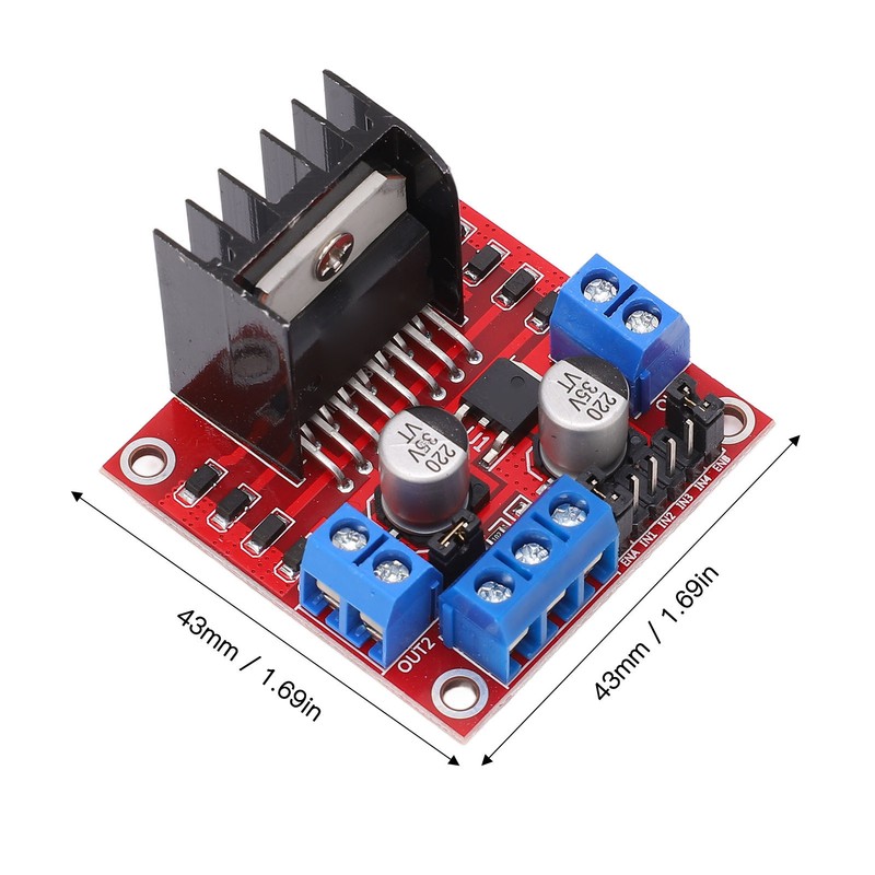 5Pcs Motor Driver Module Drive Controller Dual H Bridge Board