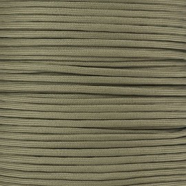 PARACORD PLANET 250' Spool Nylon 550Lb Type Iii 7 Strand Paracord Khaki