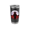 Vampire Cat With Cape and Full Moon Stainless Steel Insulated