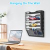 Wall File Organizer, 6 Tier Hanging File Folder Mail Organizer,