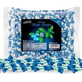 COLOMBINA Delicate Mint Drops, Mini Breath Freshening Mints (2.2 Pound Bag) Sale