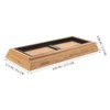Whetstone Sharpening Stone Storage Holder bamboo whetstone rubber 1 Set