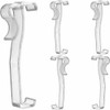 Valance Clips 6pcs 2-1/2'' Window Blinds Hidden Clip Clear Plastic