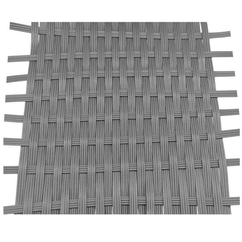 RNY 60m Grey Rattan Wicker Repair Polythene Plastic (Dark Grey)