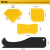 Outus 4 Pieces Silicone Caulking Tool Set Sealant Finishing Grout