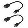 Tek Styz OTG USB-C 3.0 Adapter (2 Pack) Compatible with