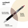 uniball 207 Retractable Gel Pens, Micro Point (0.5mm), Red