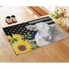 US Flag American Farm Cow Sunflower Door Mats Traps Dirt